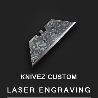 [Knivez Custom] Topo(블랙) - 레이저 인그레이빙