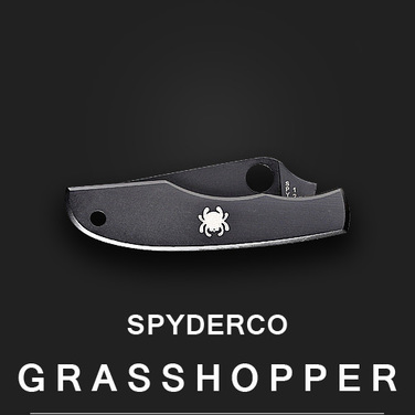 [Spyderco] Grasshopper / Black