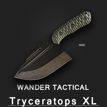 [WanderTactical] Tryceratops XL / Raw Finish [한정판] - Green