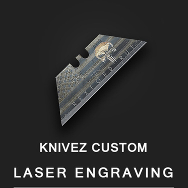 [Knivez Custom]  Punisher - 레이저 인그레이빙