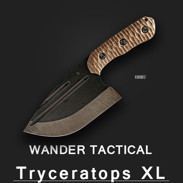 [WanderTactical] Tryceratops XL / Raw Finish [한정판] - Natural