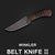 선주문(약12~15일) [Winkler] Belt Knife II 메이플 트라이벌